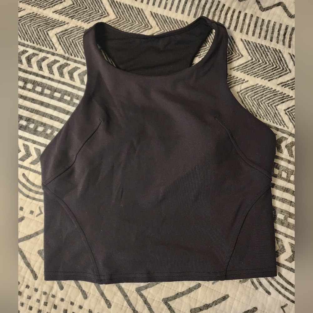EUC lululemon Invigorate Training Tank Top size 8 in Black
